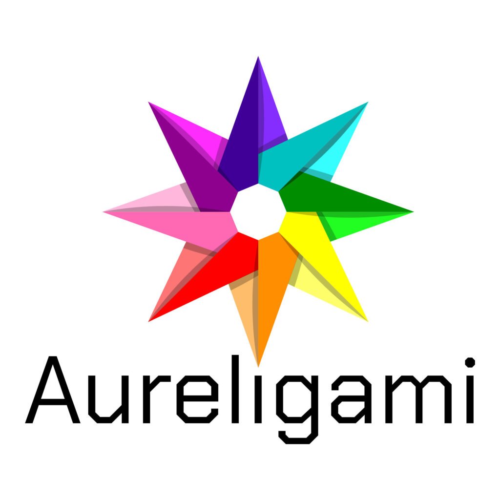 Logo avec texte - aureligami